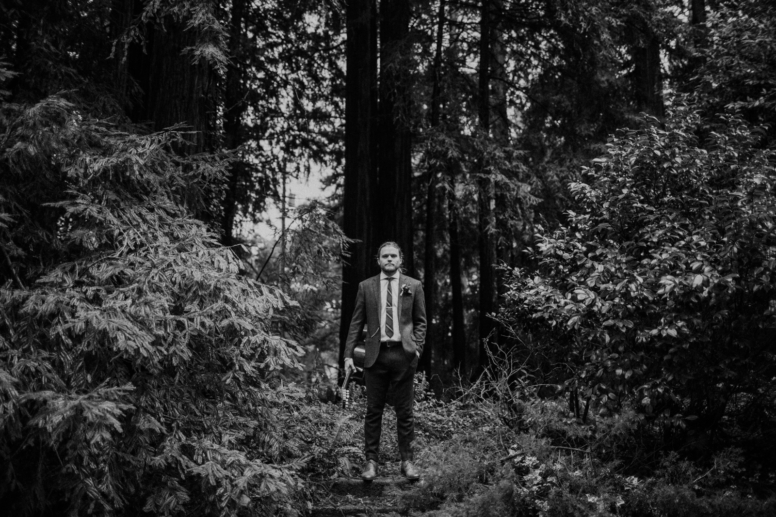 groom in forest