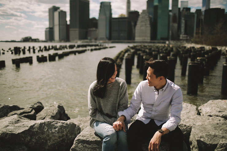 engagement photos in new york city