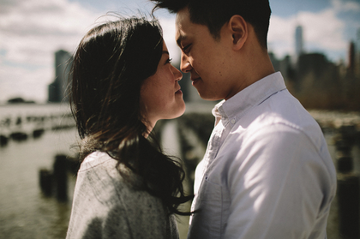 nose to nose